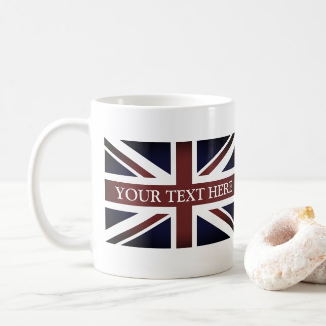 Vintage britische kaffeetasse (Mit Donut)
