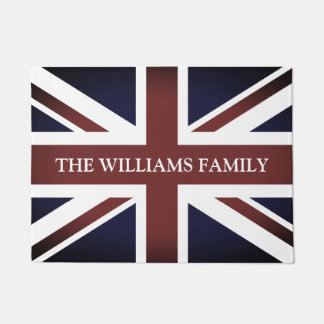 Vintage britische Union Jack Flagge Willkommens Tü Fußmatte