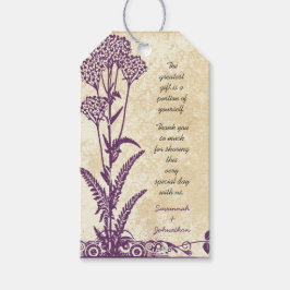 Vintage Broadway Ticket Hochzeit Vielen Dank Geschenkanhänger