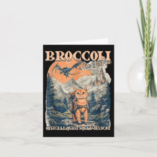 Vintage Broccoli The Fierce Quest Squad Vierter Si Karte