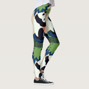 Vintage "Brookfield Zoo" Kunst-Leggings Leggings