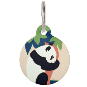 Vintage "Brookfield Zoo"-Tags für benutzerdefinier Tiernamensmarke