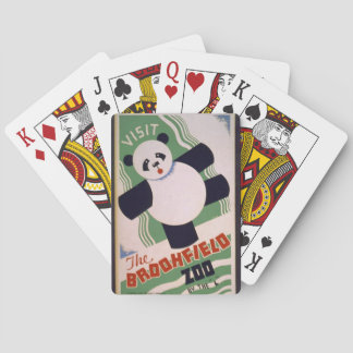 "Vintage Brookfield Zoo WPA-Kunst" Spielkarten