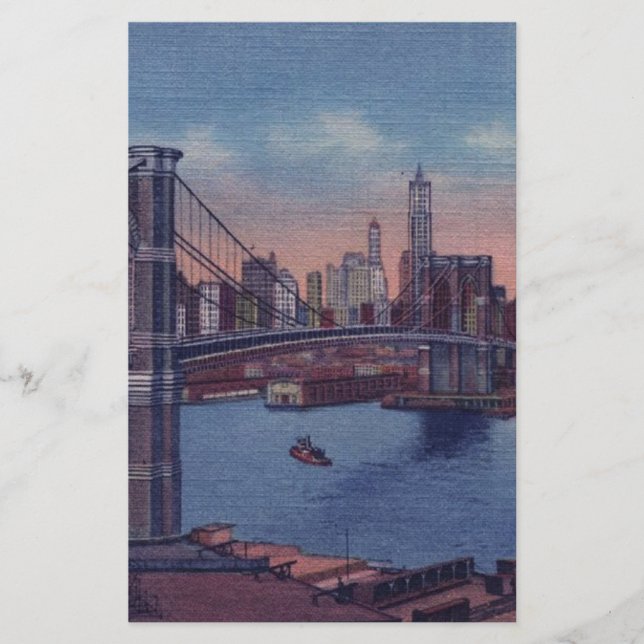 Vintage Brooklyn Bridge (Vorderseite)