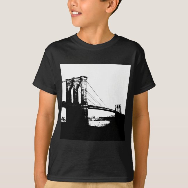 Vintage Brooklyn Bridge T-Shirt (Vorderseite)