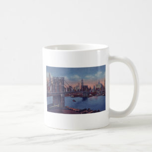 Vintage Brooklyn Bridge Tasse