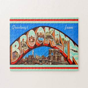 Vintage Brooklyn NY 11x14 Puzzle
