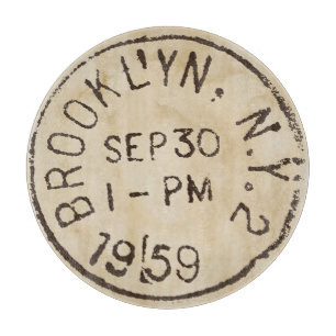 vintage brooklyn nyc new york city trendy post schneidebrett