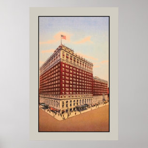 vintage Brown Hotel (Louisville, Kentucky) Poster
