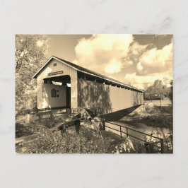 Vintage Brücke Postkarte