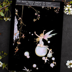 Vintage Bubbles & Fantasy Castle Seidenpapier