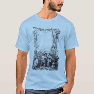 Vintage Buccaneers und ein schiffsgepeitschtes Pir T-Shirt