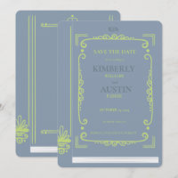 Vintage Buchabdeckung | Buchthema Save the Date