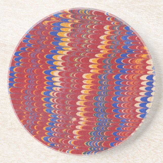 Vintage Buchabdeckung modifiziert Getränkeuntersetzer (Vorne)