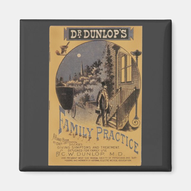 Vintage Buchbegleitungspraxis von Doktor Dunlop Magnet (Vorne)