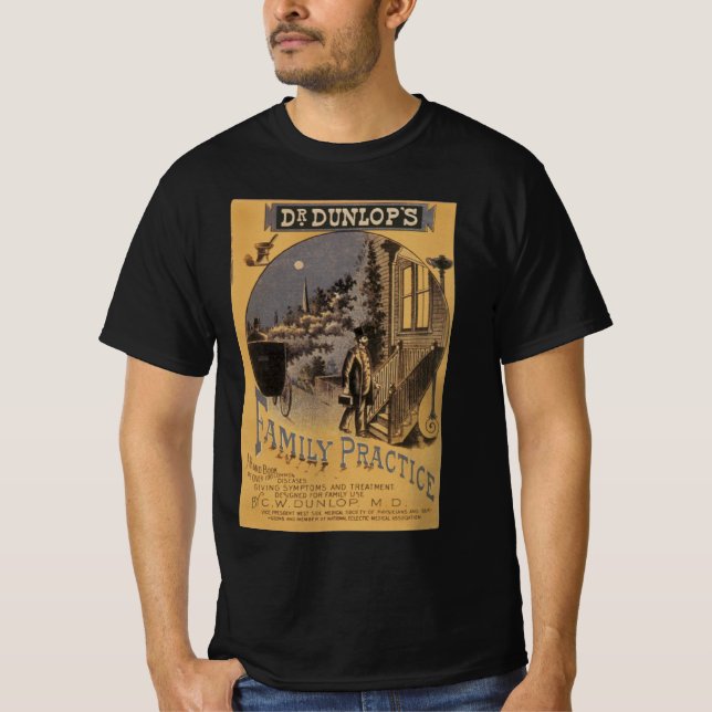 Vintage Buchbegleitungspraxis von Doktor Dunlop T-Shirt (Vorderseite)