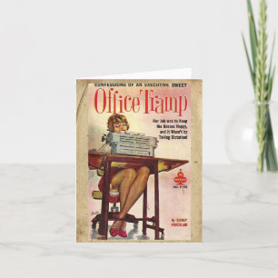 Vintage-Buchcover-Karte Feiertagskarte