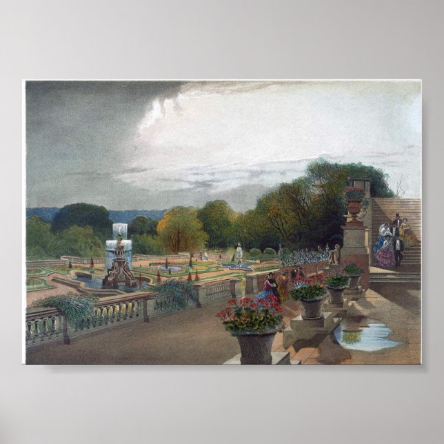 Vintage Buchdarstellung Poster (Vorne)