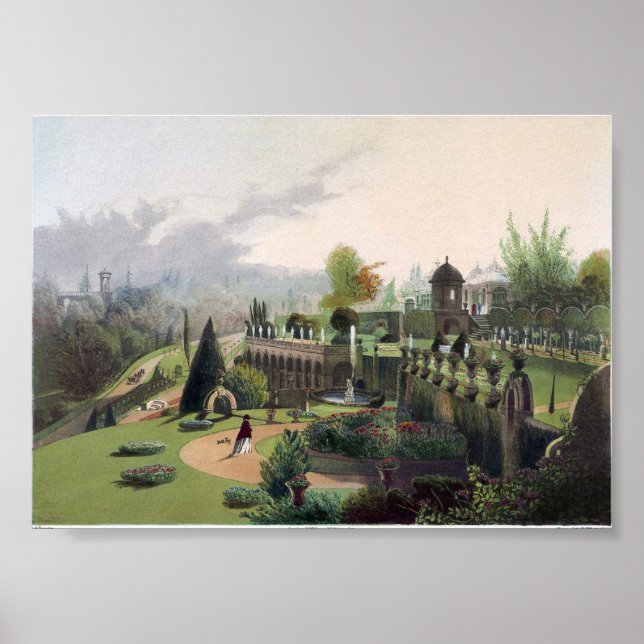 Vintage Buchdarstellung Poster (Vorne)