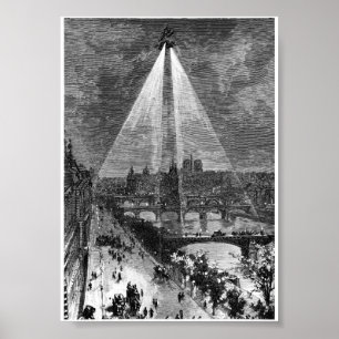 Vintage Buchdarstellung Poster