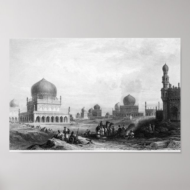 Vintage Buchdarstellung Poster (Vorne)