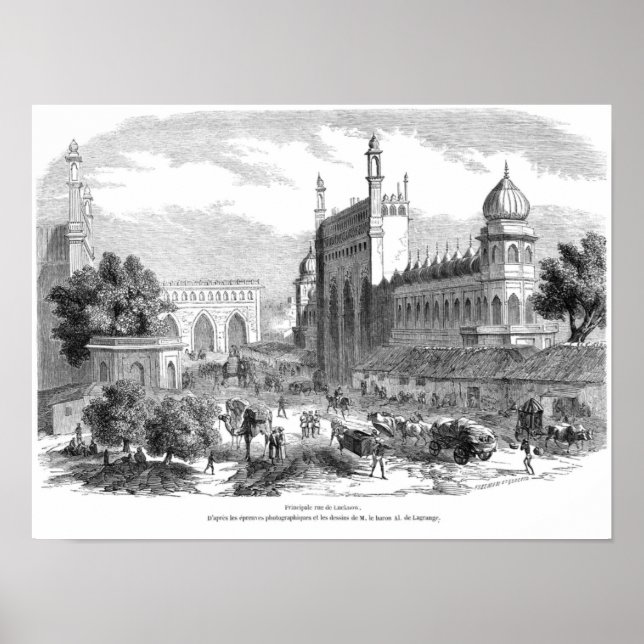 Vintage Buchdarstellung Poster (Vorne)