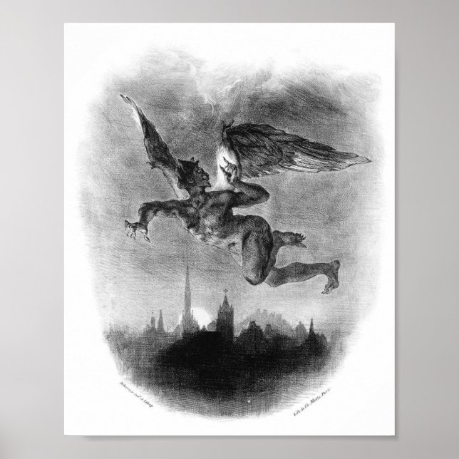 Vintage Buchdarstellung Poster (Vorne)