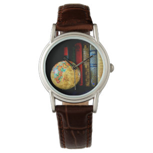 Vintage Bücher Armbanduhr
