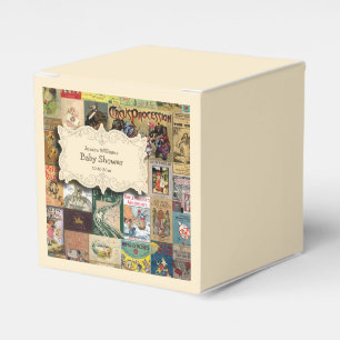 Vintage Bücher holen eine Buch-Baby-Dusche Geschenkschachtel