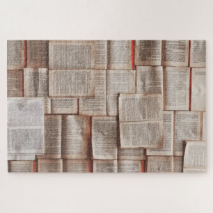 Vintage Bücher Puzzle