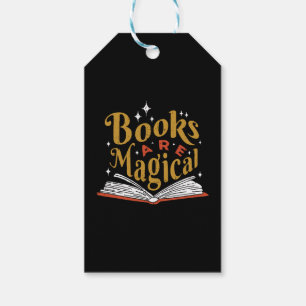 Vintage Bücher sind magisch Geschenkanhänger