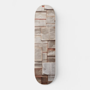 Vintage Bücher Skateboard