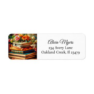 Vintage Bücher und Hübsche Blume