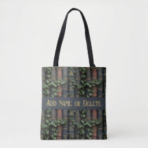Vintage Bücher und Ivy Tote Bag