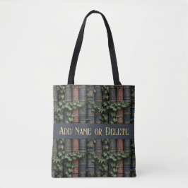Vintage Bücher und Ivy Tote Bag