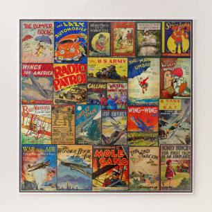 VINTAGE BUCHSAMMLUNG DES 20. JAHRHUNDERTS PUZZLE