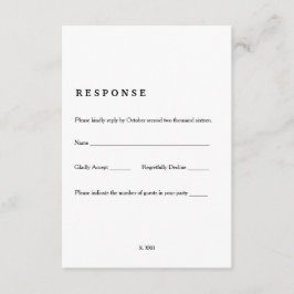 Vintage Buchseite RSVP-Karte RSVP Karte