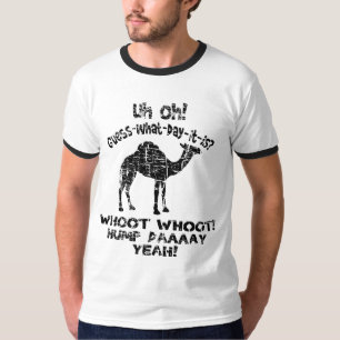 Vintage Buckel-Tageskamel-Vermutung, welcher Tag T-Shirt