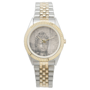 Vintage Buddha-Art Armbanduhr