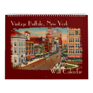Vintage Buffalo, NY Wandkalender