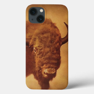 Vintage Büffel iPhone 13 Hülle