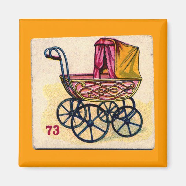 Vintage Buggy Magnet (Vorne)