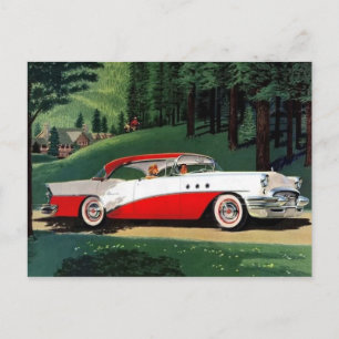 Vintage Buick-Werbe-Postkarte Postkarte