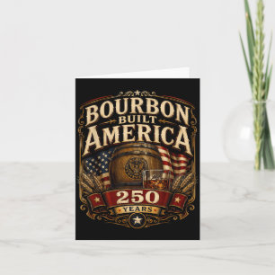 Vintage Built America Patriotisch 250 Jahre 3 Karte