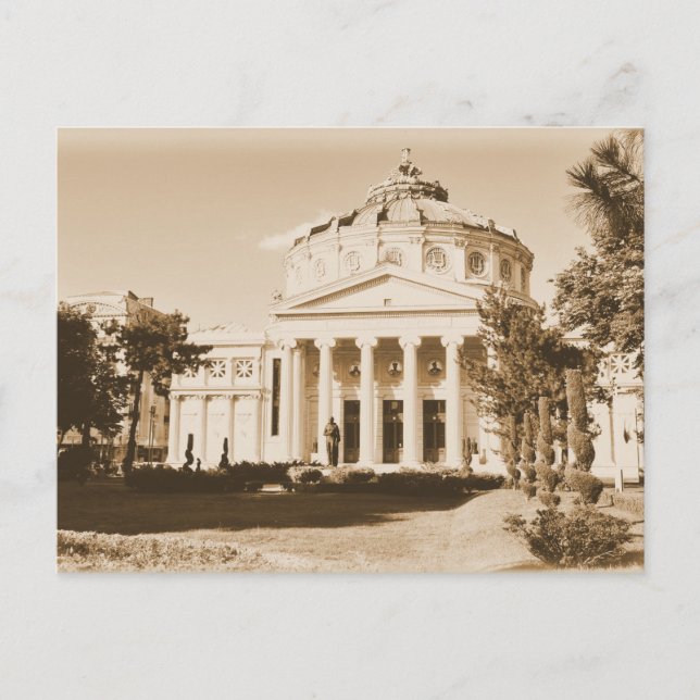 Vintage Bukarest Postkarte (Vorderseite)