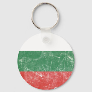 Vintage Bulgarian Flag Schlüsselanhänger