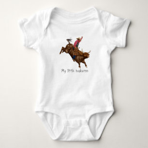 Vintage Bull-Ritter-Cowboy Baby Strampler