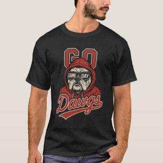 Vintage Bulldog Athletics Cooler Spieltag T-Shirt