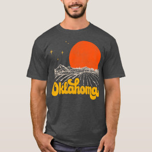 Vintage Bundesstaat Oklahoma Mid Century abgenutzt T-Shirt
