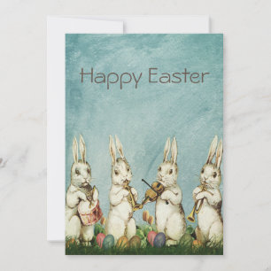 Vintage Bunny Ostern Feiertagskarte